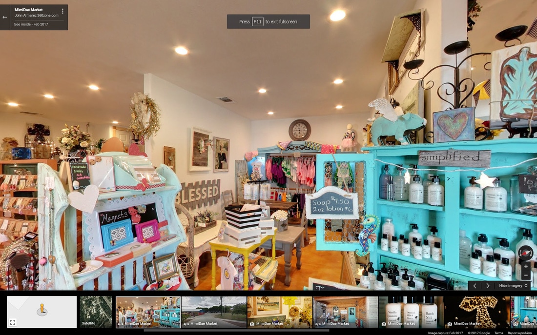 Picture of Google Virtual Tour inside MimiDae Market, Helotes, Texas